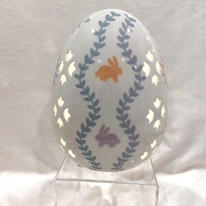 Easter Egg Ceramic Led Light Decor